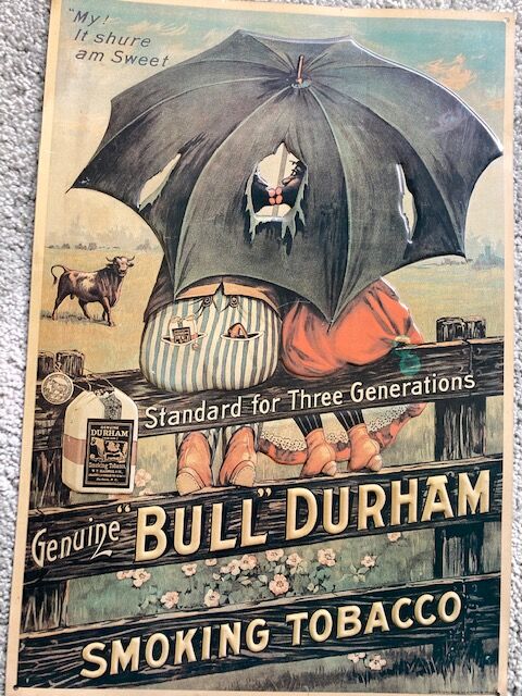 Enamelled plate tobacco vintage