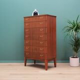 Mahogany chest of drawers, Scandinavian design, 1970s, production: Denmark