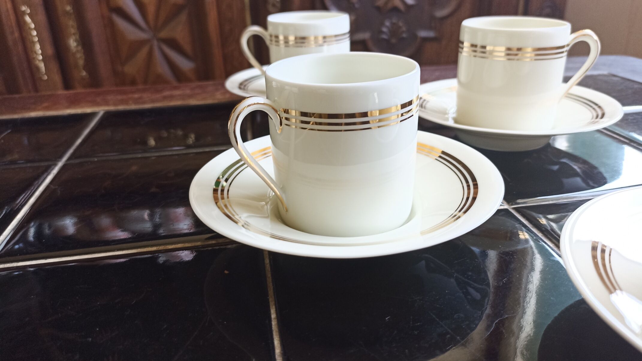 Limoges porcelain espresso cup - Raynaud