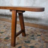 Old farm bench in cherry