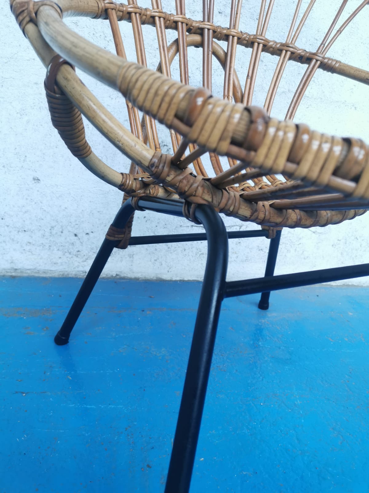 Rattan armchair 1960