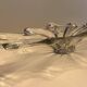 Large vintage crystal centrepiece bowl