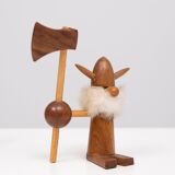 Jouets en teck vikings Kay Bojesen Danemark années 1960