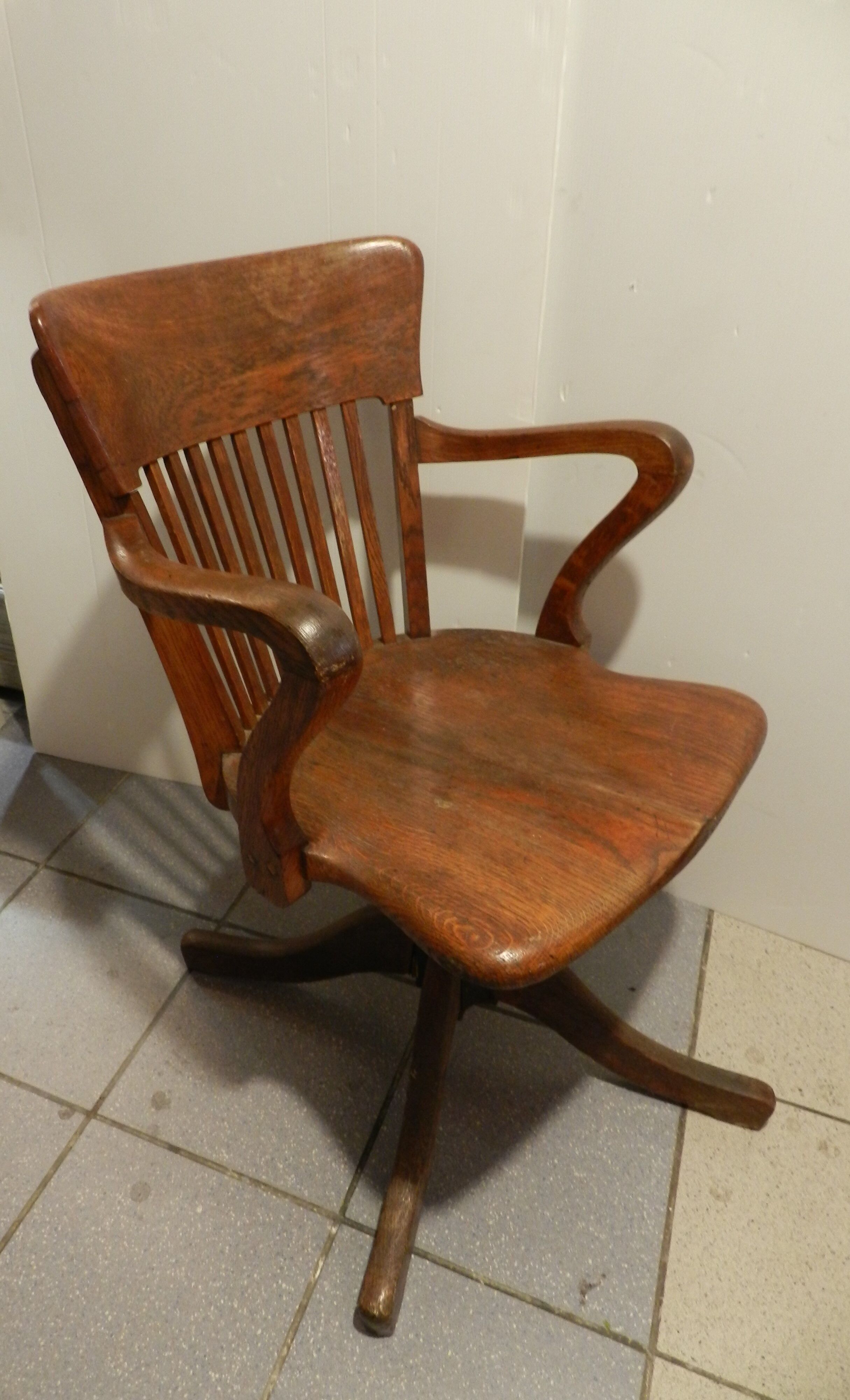 1930s swivel office chair