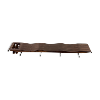 Bench "Onda" by Jorge Zalszulpin for Atelier Moveis S.A, Brazil 1960.