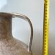 Vase - forme  boule à deux anses  en grés emaillé de couleur grège clair