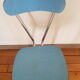 Blue formica chair