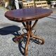 Thonet No. 1 curved wooden side table from the 19th century.