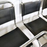 Bauhaus Cantilever Chairs by Mies van der Rohe for Thonet, Set of 6, 1970s