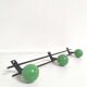 Porte-manteaux patères boules bois vert