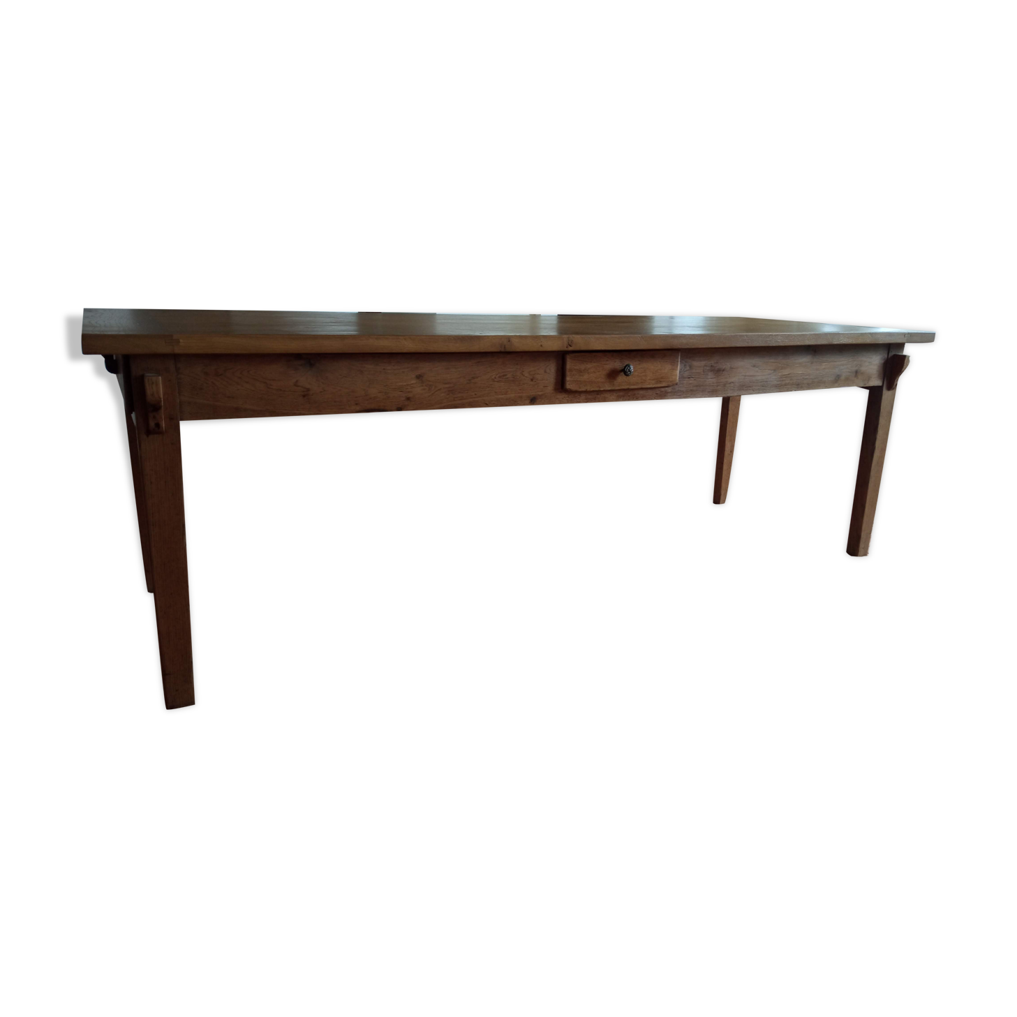 Old oak farmhouse table 80x226 cm