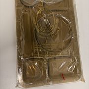 Guzzini Luigi Massoni compartmentalized tray, 1970s