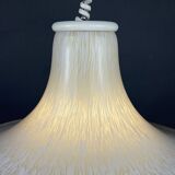 Beige Murano Glass Pendant Light from the Mid-Century, Italy, 1970s