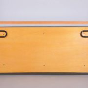Canapé Bauhaus marron et bleu, Tchéquie, années 1930
