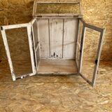 Glazed bahut in old teak
