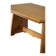Mid-century brutalist dining table, made of oak, Danish craftsmanship, 1950s.