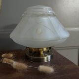 White art-deco lamp