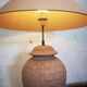 Terracotta lamp "CHAUMETTE Paris"