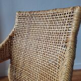 Fauteuil vintage en rotin de Maria Vinka pour Ikéa