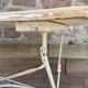 pedestal table bistro cafe restaurant iron metal garden bistro 1960s vintage