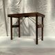 Small folding table in vintage oak wood dimension: H-34cm-L-42cm- Pr-26cm-
