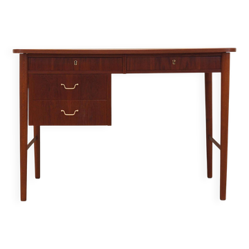 Teak desk, Danish design, 1960s, production: Denmark