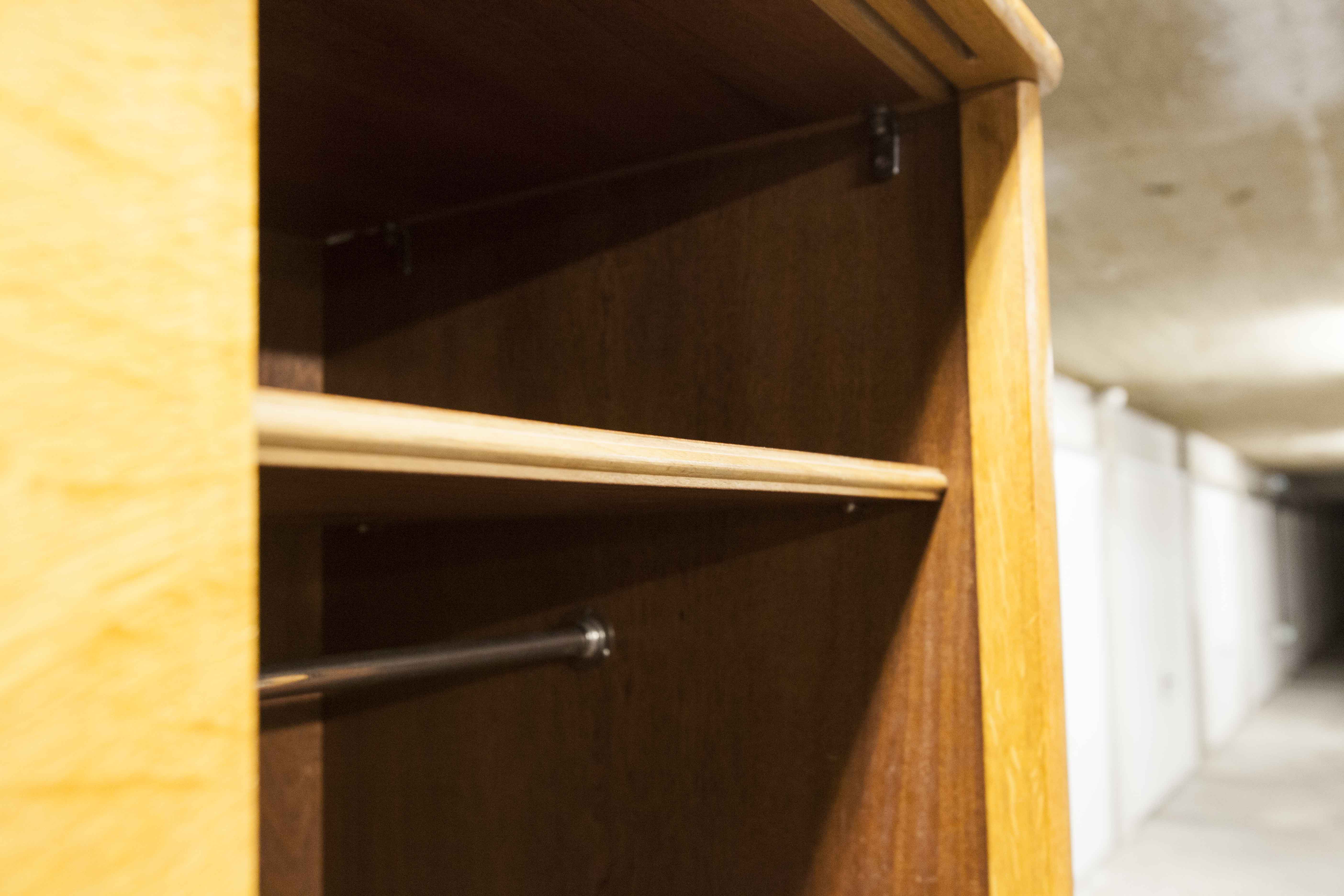 Scandinavian wardrobe 2 sliding doors 1960