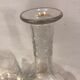 Pair of ancient carafes numbered Crystal Baccarat
