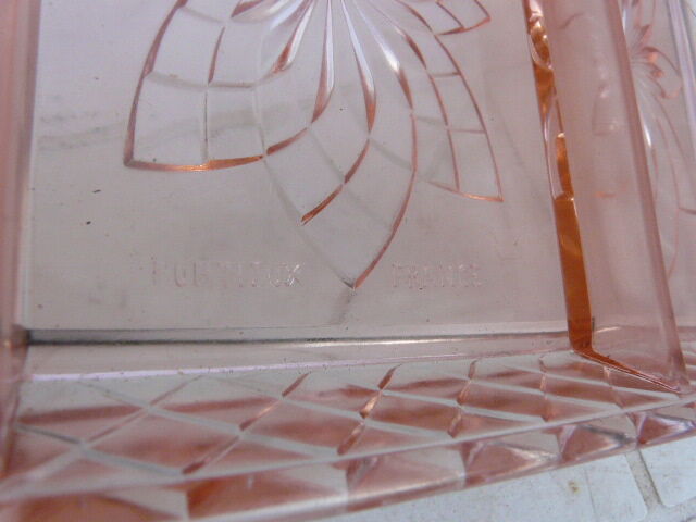 Carved glass ravier dish servant rosaline portieux