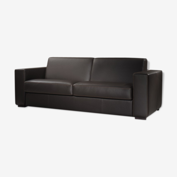 Dublin Brown Leather Convertible Sofa - The House of the Convertible Sofa