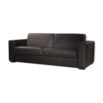 Dublin Brown Leather Convertible Sofa - The House of the Convertible Sofa