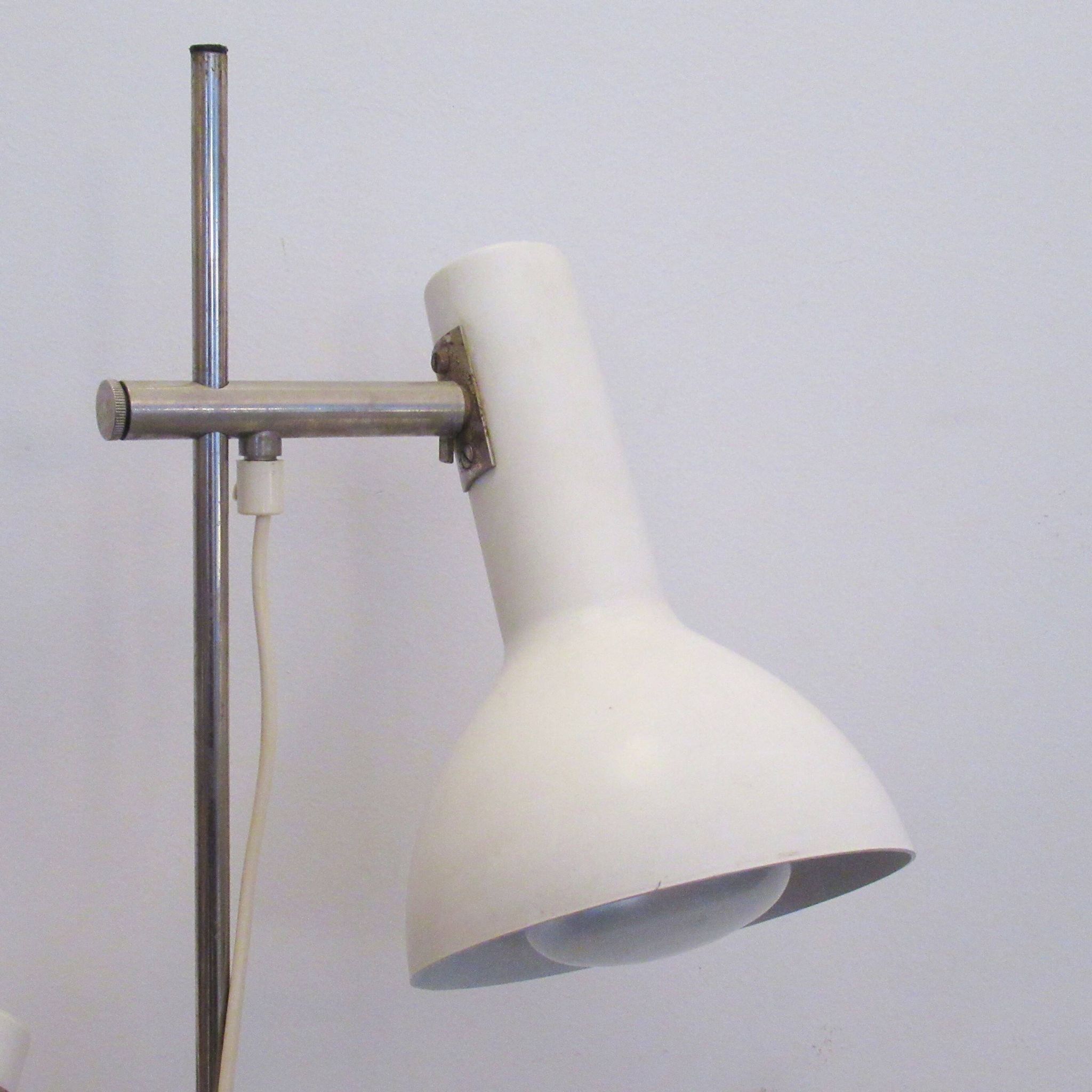 Lampadaire scandinave à 2 spots années 60