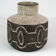 Vase en céramique aux nuances sombres par Loevemose Ceramics, années 1960