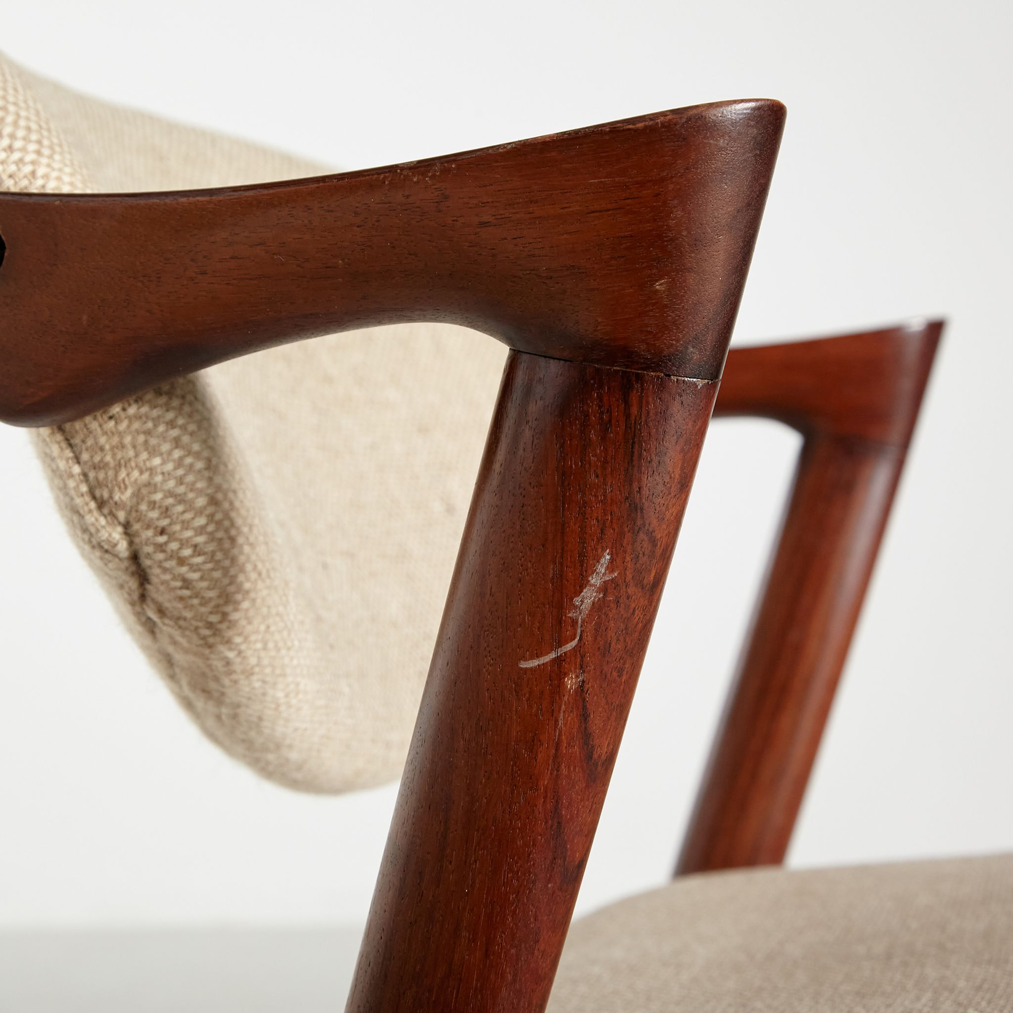 Chaises de salle à manger en teck modèle 42 de Kai Kristiansen pour Schou Andersen