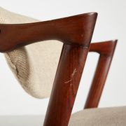 Chaises de salle à manger en teck modèle 42 de Kai Kristiansen pour Schou Andersen