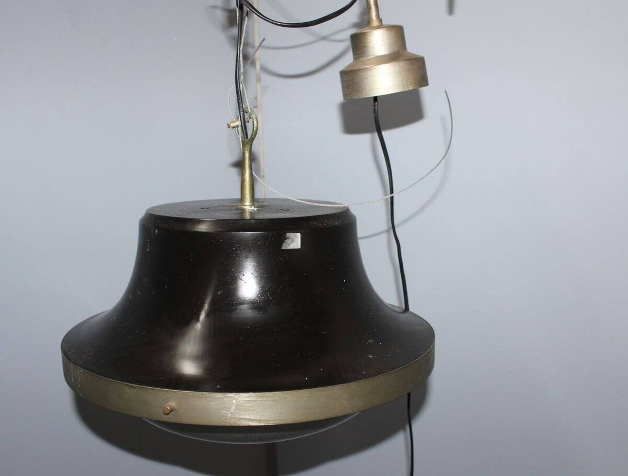 Black ceiling light by Sergio Mazza for Artemide, 1960s