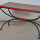 Table basse en fer forgé