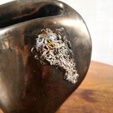 Jacques Idlas vase with relief design 60s