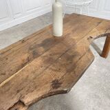 Table basse ancien établi de joaillier 1900
