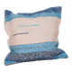 Housse de coussin artisanale en coton recyclé tissé main