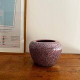 Pink memphis-style vase