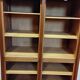 Double curtain cabinet