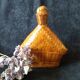 Vintage wicker and braided bamboo bottle