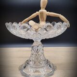 Standing crystal dish