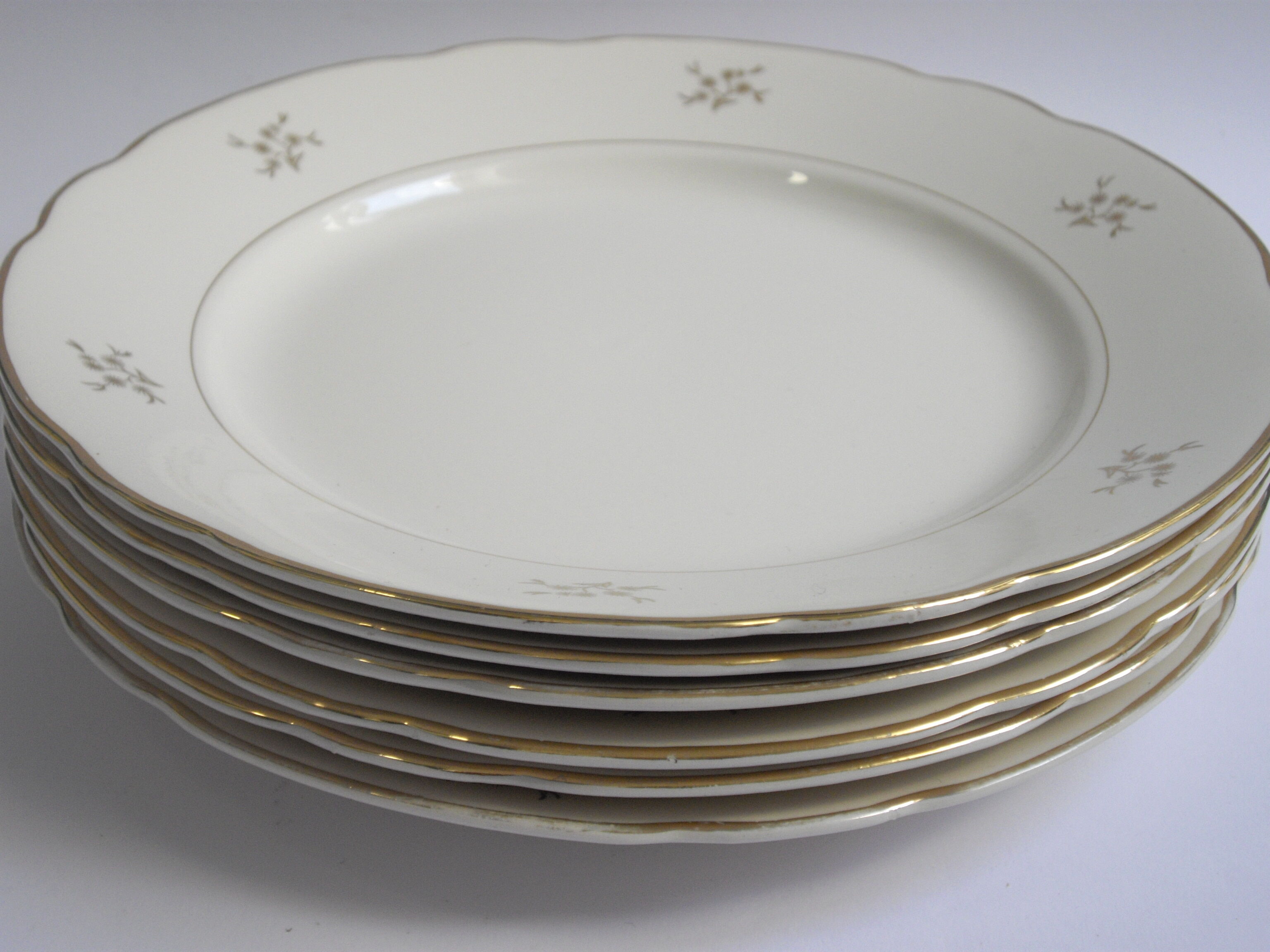 6 Villeroy & Boch flat plates