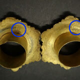 Paire de bougeoirs style Louis XVI du XIXe