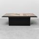 Wooden coffee table with storage compartment, Italy, 1970s, vintage modernism