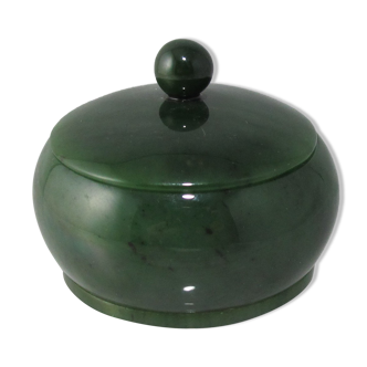 Boîte chinoise en jade vert