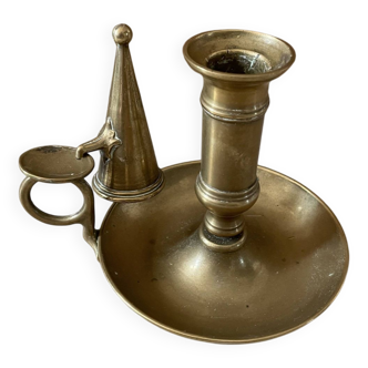 Old bronze candle holder