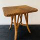 Vintage rattan coffee table